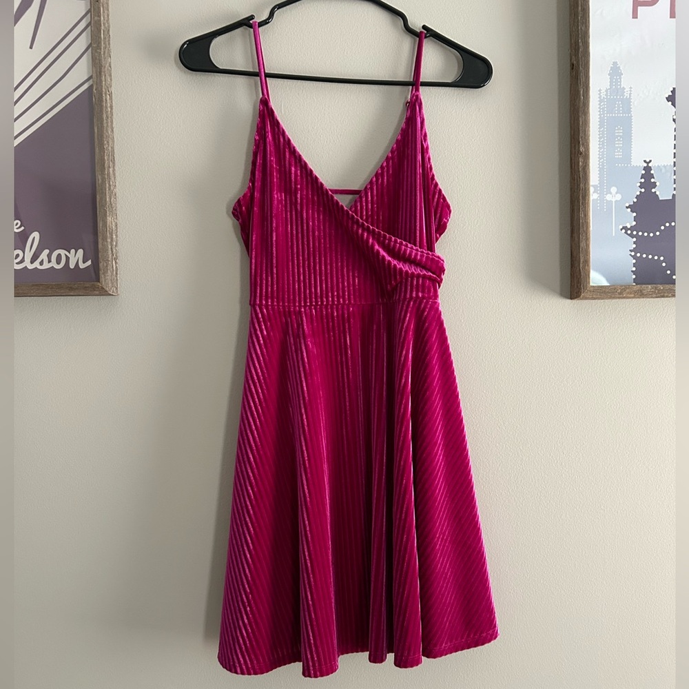 Velvet Pink Forever 21 Dress